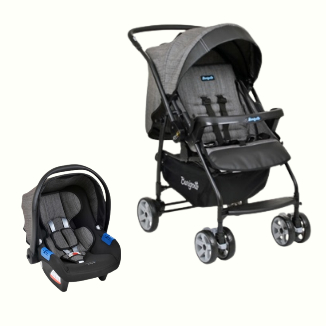 Conjunto Carrinho + Bebê Conforto Rio K Travel System Burigotto -  Balãozinho Glória - Loja de produtos infantis - Vila Velha / ES